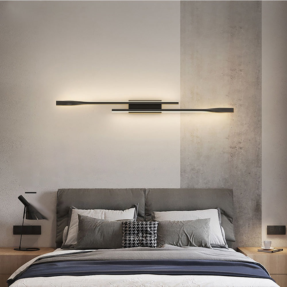 Luxury bedroom light room bedside wall lamp