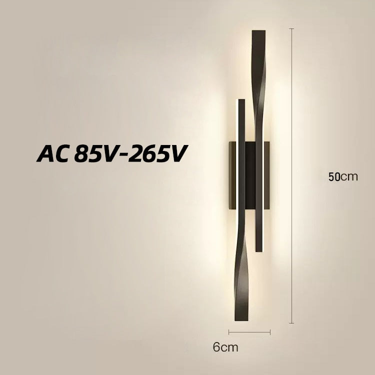 Luxury bedroom light room bedside wall lamp