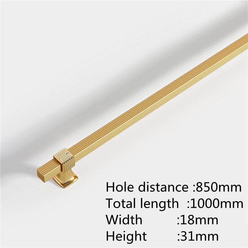 Two-colour Stitching European Wardrobe Cabinet Door Handles