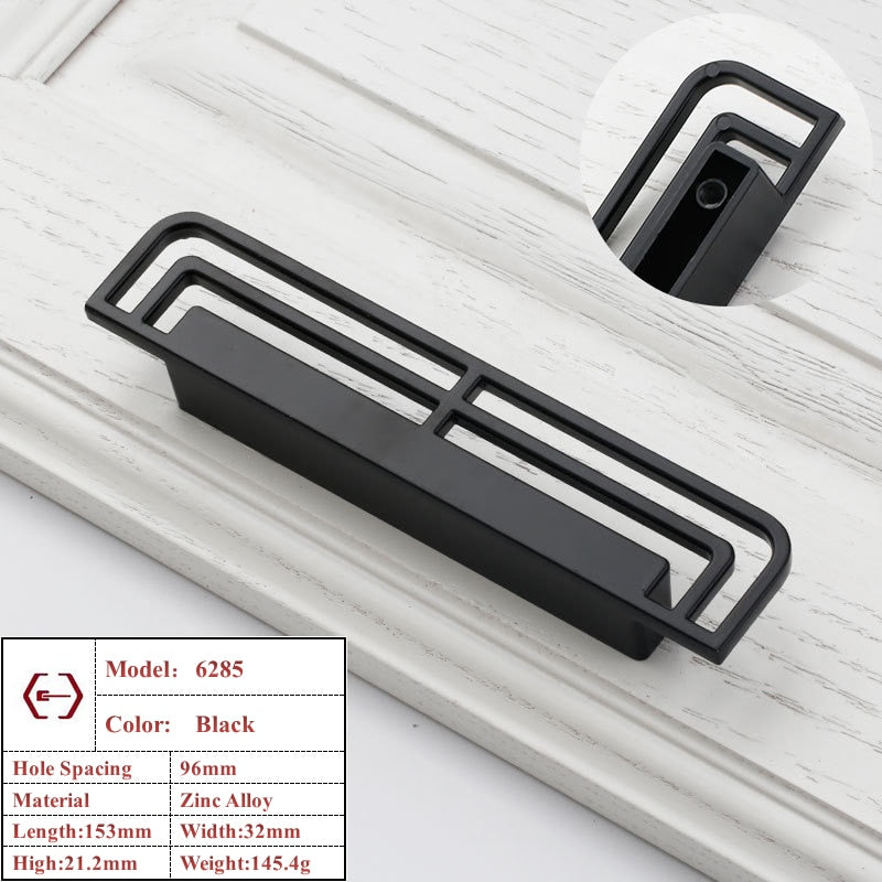 Home Improvement Drawer Flush Handles Antique Closet Door Knobs Modern Imitation Copper Wardrobe Door Pullers Furniture Handle