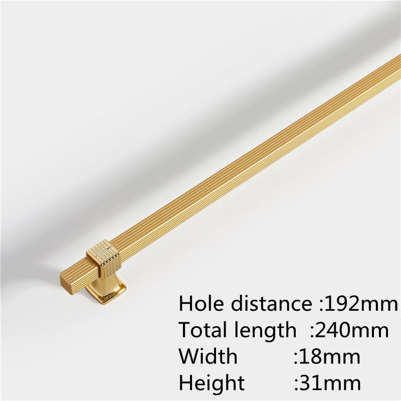 Two-colour Stitching European Wardrobe Cabinet Door Handles