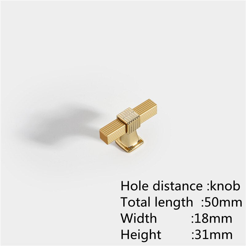 Two-colour Stitching European Wardrobe Cabinet Door Handles