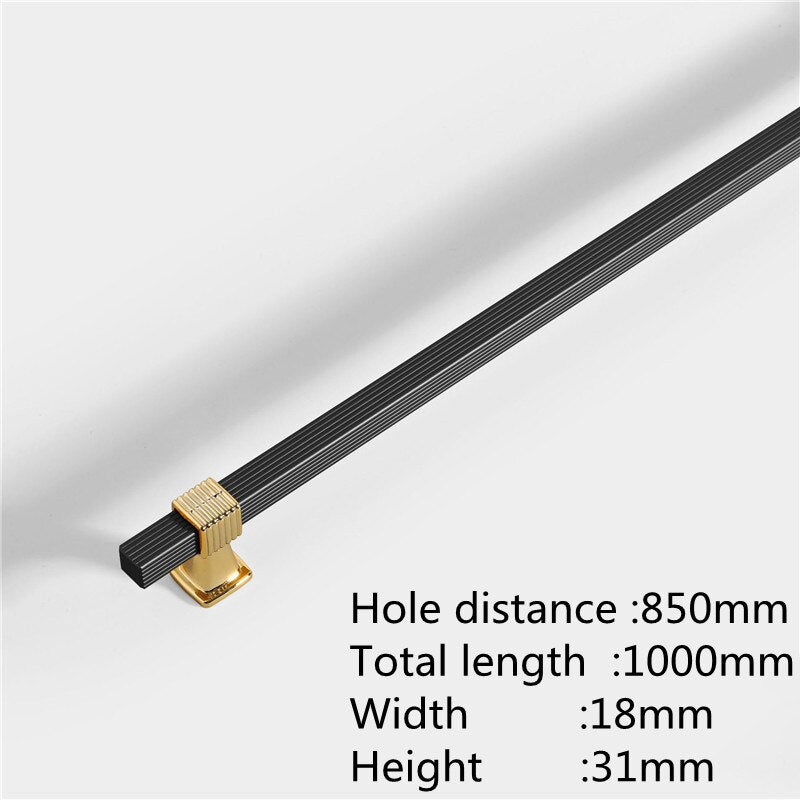 Two-colour Stitching European Wardrobe Cabinet Door Handles