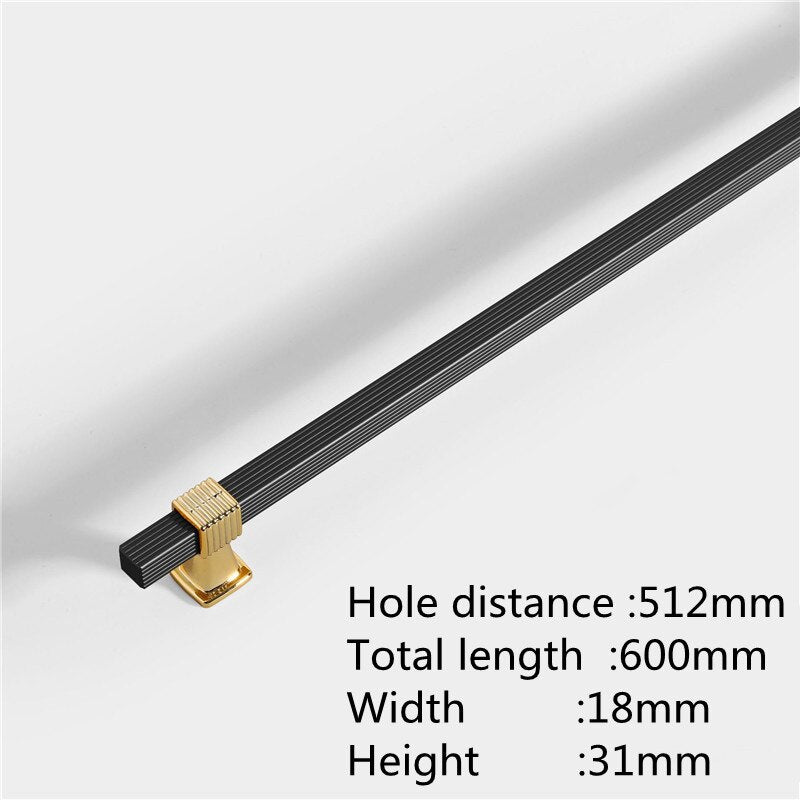 Two-colour Stitching European Wardrobe Cabinet Door Handles