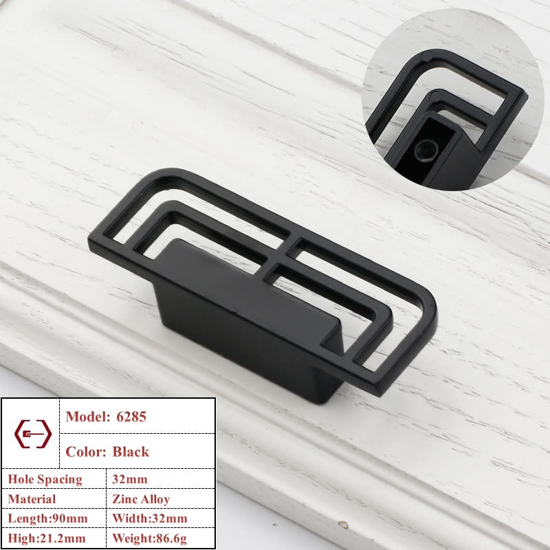 Home Improvement Drawer Flush Handles Antique Closet Door Knobs Modern Imitation Copper Wardrobe Door Pullers Furniture Handle