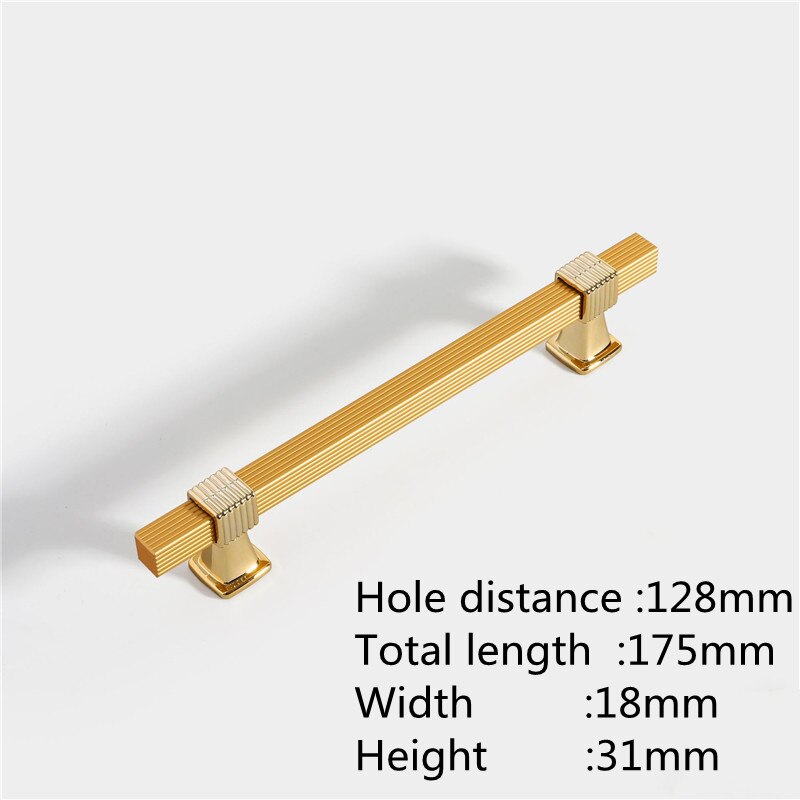 Two-colour Stitching European Wardrobe Cabinet Door Handles