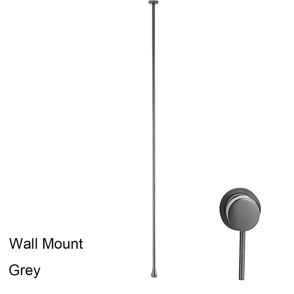 Water Drop Hang Ceiling Faucet Bathroom Basin Bathtub Tap Solid Brass Wall Mounted Hot Cold Water Sink Mixer Tub