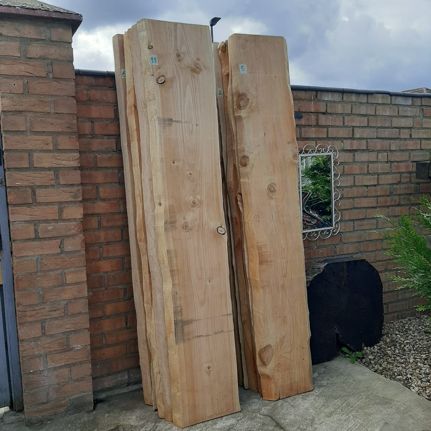 Clerence Sale !! Natural Live Edge Raw Wood for Tables, Benches, Console or Barn Doors