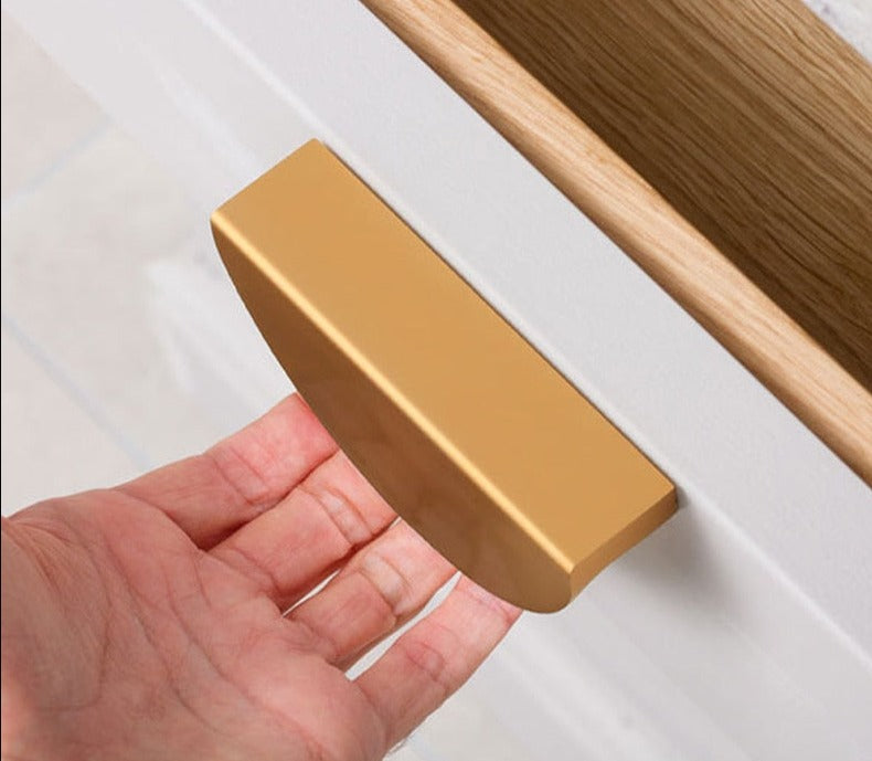 Home Style Cabinet Handles Black and Gold Kitchen Cupboard  Drawer  Door Furniture Handle